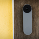 A photo of the battery-powered Nest doorbell